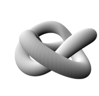 A Trefoil knot, drawn by Euler